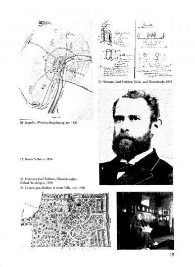 Imagem 22 (no centro): Foto de Joseph Stübben em 1894