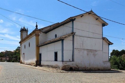 Matriz Santo Antônio, fachada lateral e posterior, Itatiaia