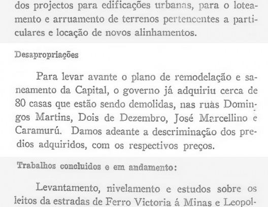 Trecho da mensagem do Aristeu Borges de Aguiar, de 7 de setembro de 1929, p. 170