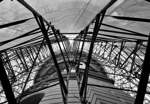 Exposição “As mãos que restauram o tempo: um olhar fotográfico”, módulo Arquitetura, curadoria de Luiz Antonio Lopes de Souza