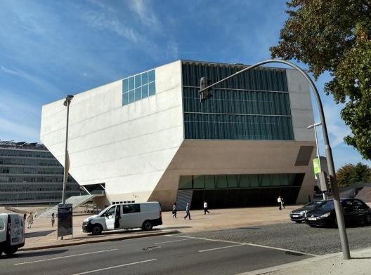 Casa da Música, planta nível três, Porto PT, 2005; Arquiteto Rem Koolhaas
