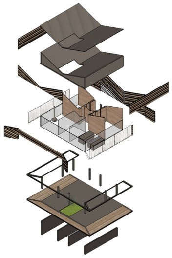 Concurso de Anteprojetos Vila dos Mellos, perspectiva isométrica, Escola da Cidade, nov. 2018. Silvio do Nascimento, Gustavo Penna, Elisabeth Forbes, Gabriel de Souza, Isabela Tolentino, Eduardo Magalhães, Rafaela Rennó, Letícia de Paula Carneiro, Laura P