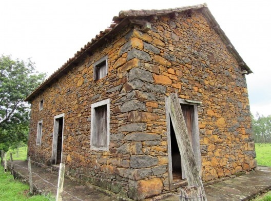 Edifício do celeiro e detalhes