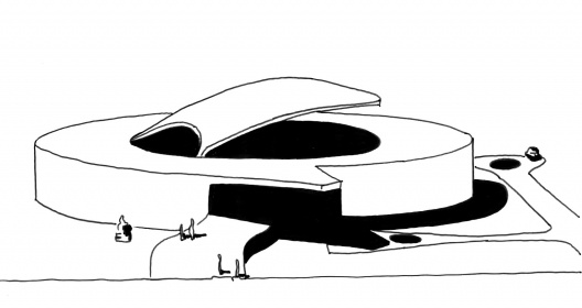 Oscar Niemeyer, Museo del Indígena, Brasília, 1982