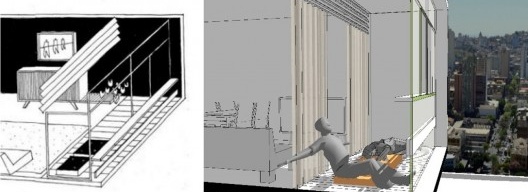 Varanda do projeto original do CJK (não executada)