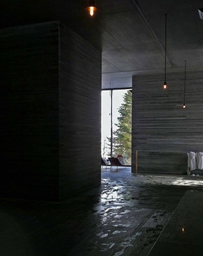 Espaço interno, Vals, Suiça, 2013