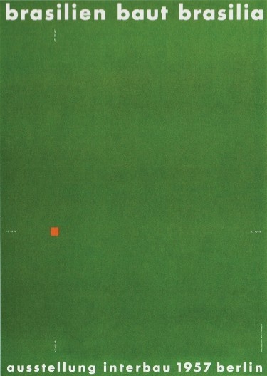 Cartaz brasilien baut brasilia, Mary Vieira, 1957