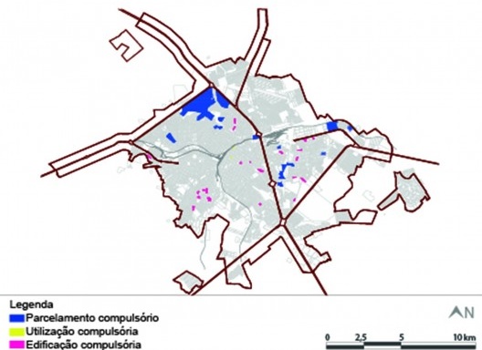Elaboração das autoras com base no Plano Diretor de Bauru, mapa 1, 2008