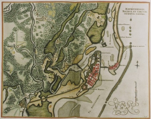 Mapa de Recife, 1644