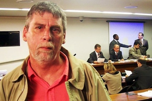 Daniel Amor no Congresso Nacional durante uma das audiências do PL do CAU