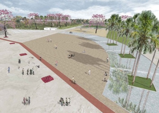 Praça Cívica - Espelho D'Água