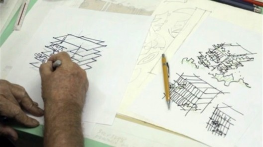 Croquis desenhados por Wandenkolk