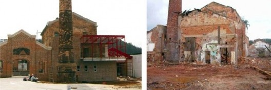 Embasamento da chaminé