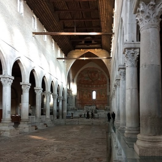 Basilica Patriarcale di Santa Maria Assunta, interior, Aquileia, Itália