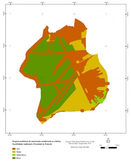 Urbanização do Banhado, zoneamento ambiental, São José dos Campos SP, 2019. Coordenadores Jeferson Tavares e Marcel Fantin / PExURB IAU USP