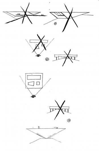 Primeiros croquis do MAM