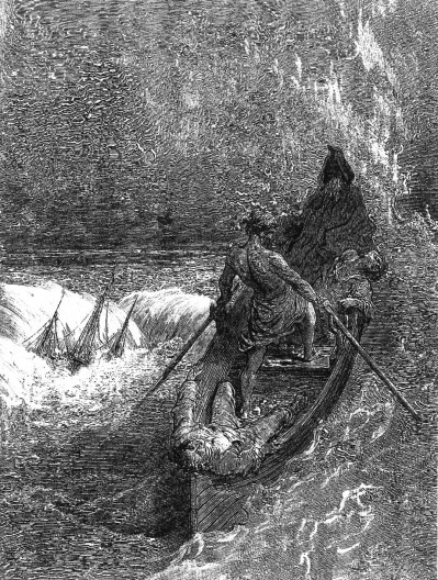 Ilustração de Gustave Doré para The Rime of the Ancient Mariner, de Samuel T. Coleridge, Nova York. Dover Publications, 1970