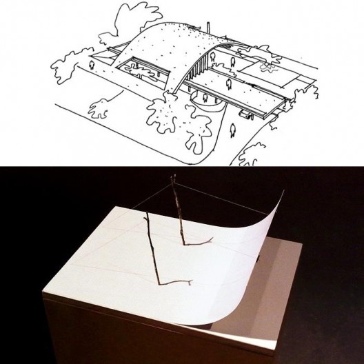 Acima, Marcos Acayaba, Residência Cidade Jardim, 1972; abaixo, Nicolas Robbio, Sintonia, 2010