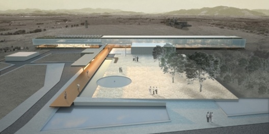 Vista externa geral do conjunto