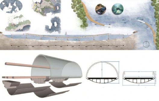 Ponte/túnel, da aluna Branca Bacci-Brunelli