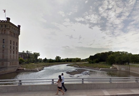 Preservação do leito original do rio Des Plain