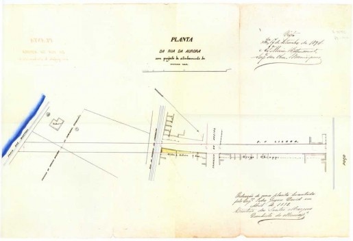 Reticulação da Rua da Aurora, 1894