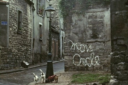 Cena de Meu Tio (Mon Oncle), filme de Jacques Tati