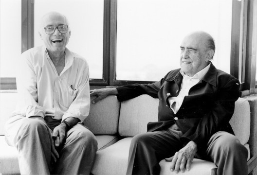 Lelé e Oscar Niemeyer, 1997