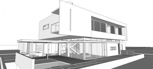 Casa IF, maquete eletrônica, Natal RN Brasil, 2018. Arquitetos Márcio Lucena e Kleimer Martins / Martins Lucena Arquitetos