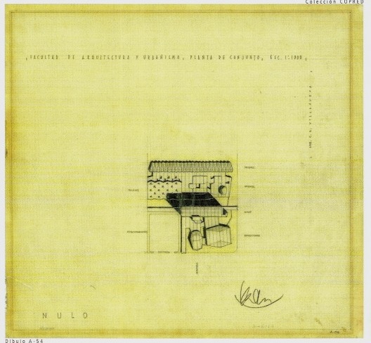Faculdade de Arquitetura (1954-1956). Carlos Raúl Villanueva