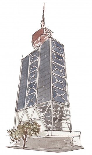 Instituto Cultural Itaú, Avenida Paulista, 149, esquina com a Rua Leôncio de Carvalho