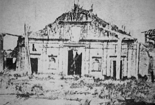 Ruínas da Igreja da Redução de São Luiz Gonzaga, final século 19