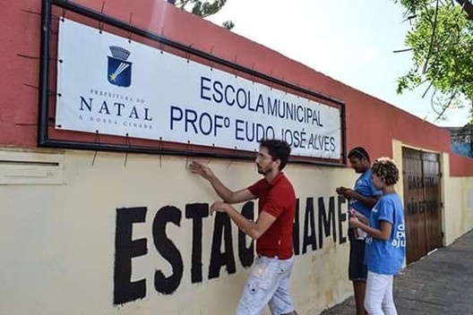 Escola Municipal Eudo José Alves, limpeza e melhoria nas instalações, Natal RN