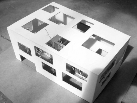 Fujimoto, N House - foto da maquete