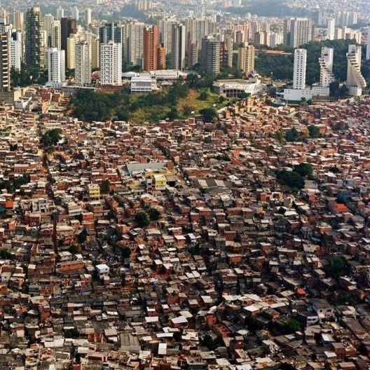 Vista aérea da cidade de São Paulo