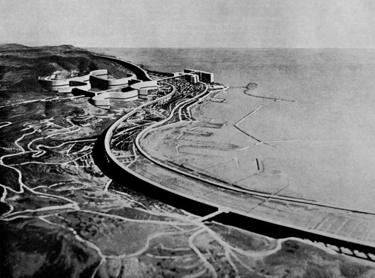 Plano Obus para Algiers, 1931. Arquiteto Le Corbusier
