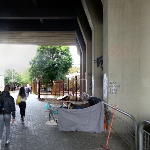 Arredores do Terminal de ônibus da Lapa, São Paulo, 2003