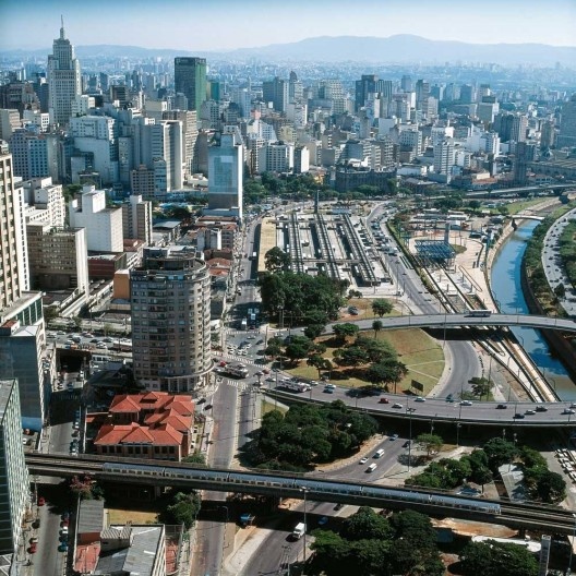 Vista aérea da cidade de São Paulo