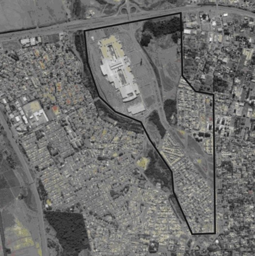 Entorno do Parque Dom Pedro Shopping em 2005