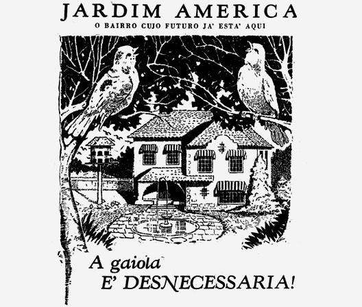 Publicidade do Jardim América no jornal O Estado de S.Paulo, 9 de junho de 1935