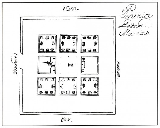 Traza del Pueblo de los Dolores, de Índios Malvalaes