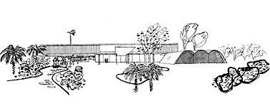 Abóbadas. Residência Tremaine, Califórnia, 1947. Oscar Niemeyer
