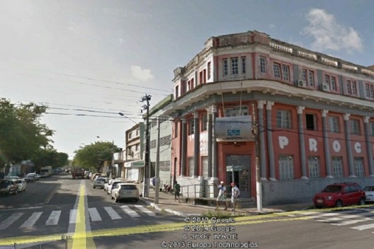 Localização do Procon, na rua Duque de Caxias